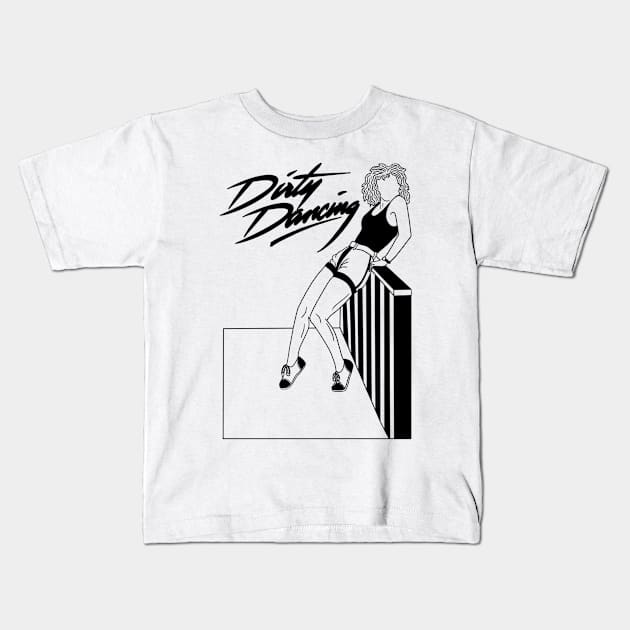 "Dirty Dancing" Kids T-Shirt by motelgemini